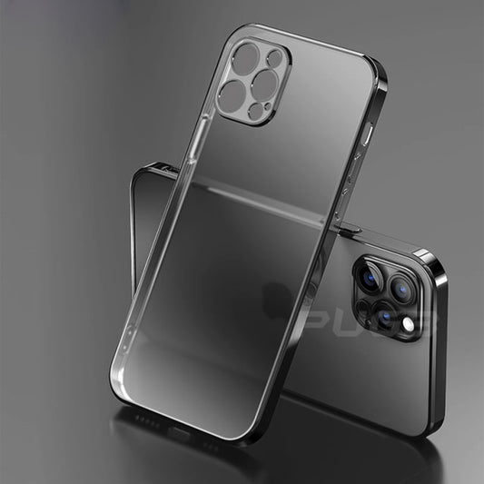 Luxury Matte Soft Silicone Case for iPhone 11 12 Pro Max Mini XR X XS 7 8 Plus SE 2020 Transparent Cover