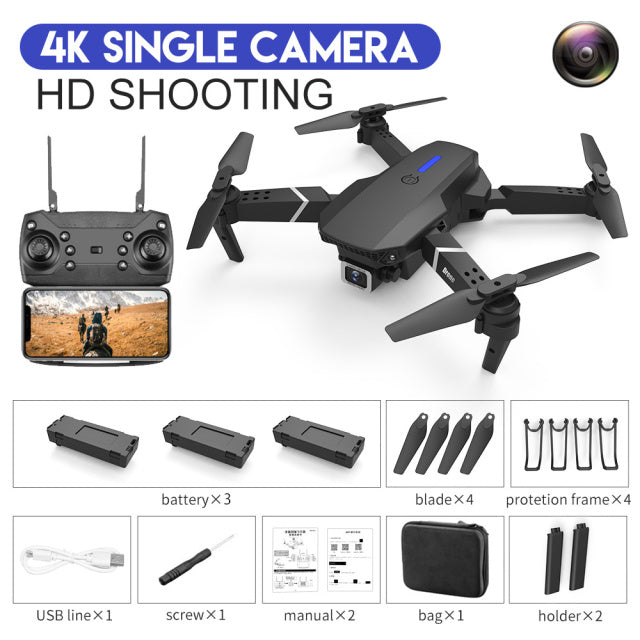 2022 New Quadcopter Hold RC Foldable Dron Toy